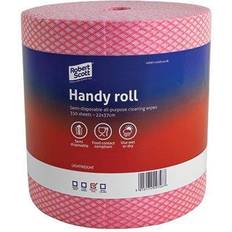 Cleaning Equipment & Cleaning Agents Robert Scott Handy Roll 350 Sheets Red Pack 2 104628R CX09746