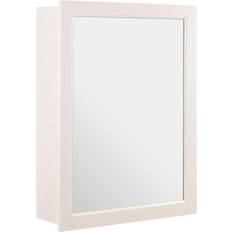 White Wall Cabinets Premier Housewares Mirrored Wall Cabinet