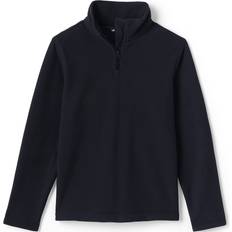 Black Fleece Jackets Lands End School Uniform Kids Lightweight Fleece Quarter Zip Pullover