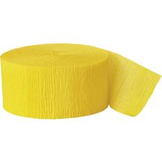 Unique Industries 6305 Heart Foil Swirl Garland, 81ft, Bright Yellow