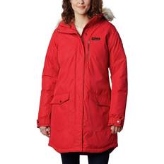 Columbia Women's Suttle Mountain Long Insulated Jacket - Red Lily