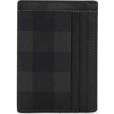 Burberry Sandon Check Card Holder Black