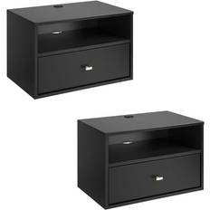 Prepac Hanging Nightstands 2 Bedside Table