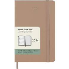 Moleskine 2024 Weekly Planner, 12M, Pocket, Sandy Cover