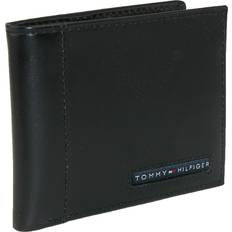 Wallets & Key Holders Tommy Hilfiger Men's Leather Cambridge Bifold Passcase Wallet - Black