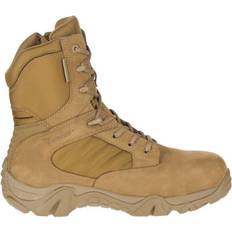 Men - Silver Hiking Shoes Bates Footwear GX-8 Composite Toe Waterproof Coyote Men's Work Boots Silver