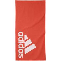 Adidas L Bath Towel Orange, White