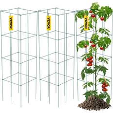 VEVOR 14.6 14.6 39.4 Tomato Cages for Garden Square Plant Support Cages Tomato