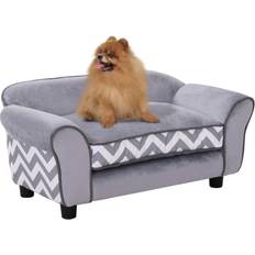 Pawhut Dog Sofa Cat Couch Bed for Dogs Sponge