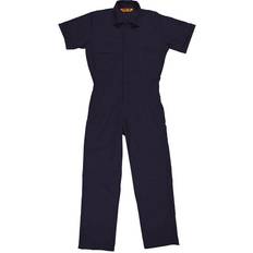 Berne Men's Short-Sleeve Poplin Unlined Coveralls