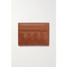 Bottega Veneta Intrecciato leather crard case - brown - One