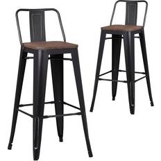 Black Bar Stools Pollux Kitchen Bar Stool