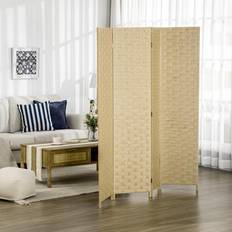 Room Dividers Homcom 4 Room Divider