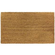 JVL Eco Friendly Manor Plain Backed Coir Brown