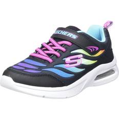 Skechers Microspec Max Trainers Black, Black, Younger