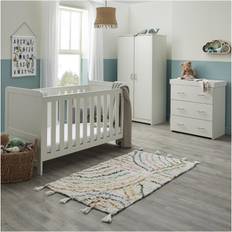 Babymore Caro 3 Piece Room Set White Wash