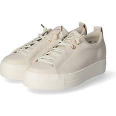 Paul Green Women's Emely Womens Trainers 063 Ivory/ Gold Lea