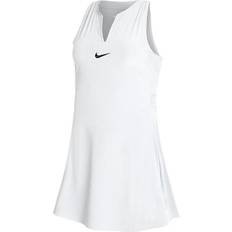 Nike Polyester Dresses Nike Women's Dri-FIT Advantage Tennis Dress - White/Black