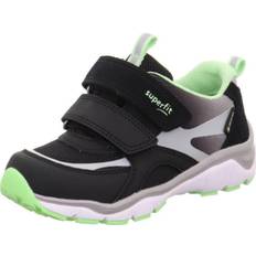 Superfit Jungen Sport5 Sneaker, Schwarz Hellgrün 0020, Weit