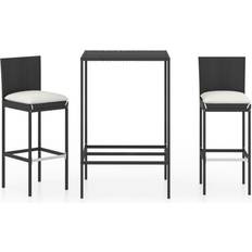 vidaXL 3 Outdoor Bar Set