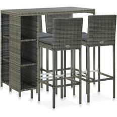 Grey Outdoor Bar Sets vidaXL 5 Outdoor Bar Set