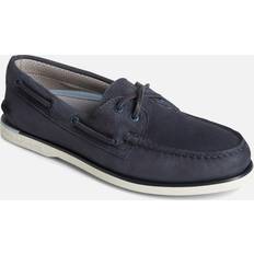 Gold - Men Low Shoes Sperry Navy Gold Authentic Original 2-Eye Nubuck Shoe