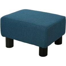 Homcom Chic Linen Foot Stool