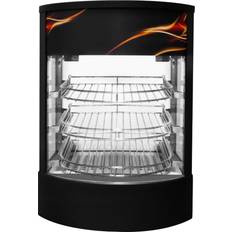 Kukoo Countertop Glass Display Hot Food Warmer Heated Cabinet