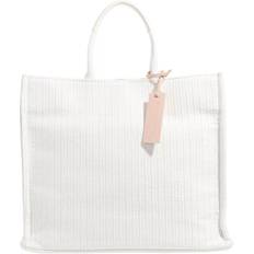 Coccinelle Tote Bags Never Without B.Straw Mon cream Tote Bags for ladies
