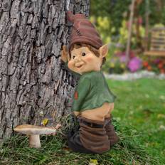 Gardenkraft 11039 Naughty Gnome Statue Cheeky