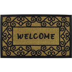 JVL 45x75cm Woven Coir Tuffscrape Welcome