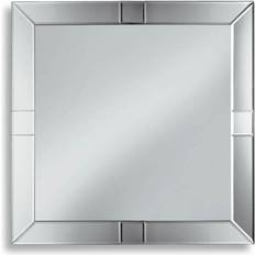 Square Wall Mirrors Nielsen Alms Bevelled Square Silver Wall Mirror 51x51cm