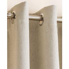 Curtains & Accessories Tyrone of Vogue Eyelet Thermal Dimout Curtains Cream