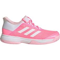Pink Racket Sport Shoes Children's Shoes Adidas Kid's Adizero Club Tennis Shoes - Beam Pink/Cloud White/Clear Pink