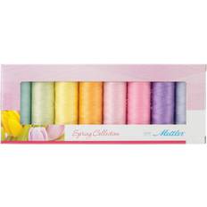 Mettler silk finish cotton 50 spring colours threads 8 pack