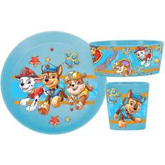 Koziol children's tableware set connect paw patrol 3 pcs, plastic, organic blue