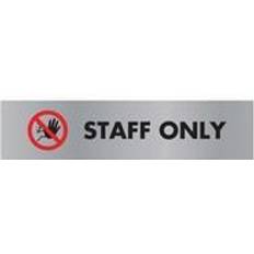 Stewart Superior Acrylic Sign Staff Only SR22365 UP22365