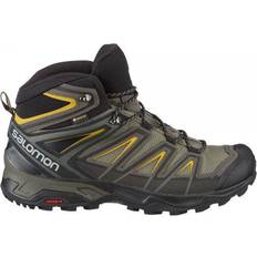 Salomon Multicoloured Hiking Shoes Salomon X Ultra 3 Mid GTX M - Castor Gray/Black/Green Sulphur