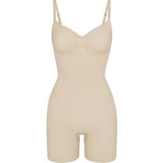 SKIMS Seamless Sculpt Mid Thigh Bodysuit - Sand