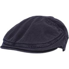 Stetson Paradise Cotton Black UV Skydd Gubbkeps/Flat Cap