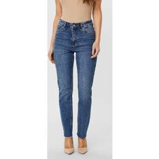 Vero Moda Damen Vrouwelijke Vmbrenda High Waisted 3130Medium Blauw Denim Jeans, Blue Denim, 30L