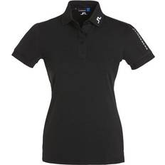 J.Lindeberg Tour Tech Golf Polo Shirt - Black