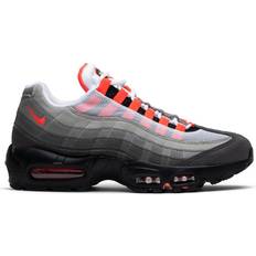 36 ⅓ - Men Running Shoes Nike Air Max 95 OG M - White/Solar Red/Granite Dust
