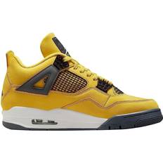 Nike Yellow Shoes Nike Air Jordan 4 Retro M - Tour Yellow/Dark Blue Grey/White