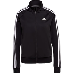 Adidas Primegreen Essentials Warm-Up Slim 3-Stripes Track Jacket - Black