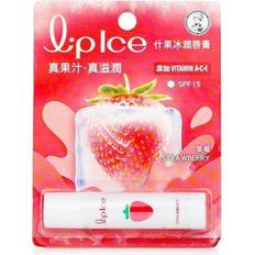 Mentholatum pack of 12 lip ice strawberry lip balm spf