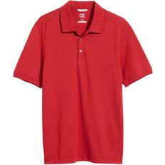 Cutter & Buck Men's Advantage Tri-Blend Pique Polo Shirt - Red