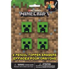 Minecraft Creativity Sets Minecraft 4ct Pencil Topper Erasers