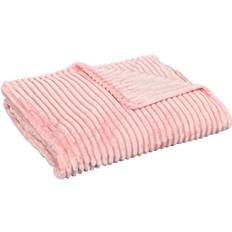 Homcom Fleece Blankets Pink