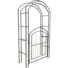 Metal Trellises Selections Metal Windsor Garden Arch with Gate